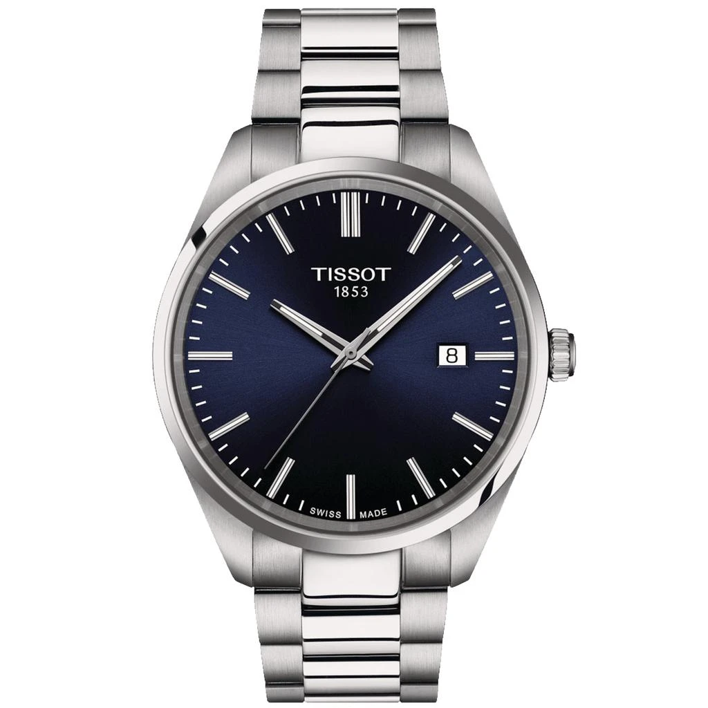 商品Tissot|Men's PR 100 Navy blue Dial Watch,价格¥2102,第1张图片