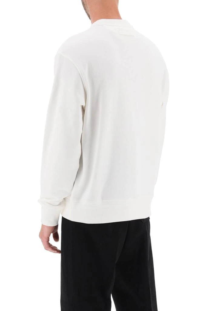 商品Zegna|Zegna crew-neck sweatshirt with flocked logo,价格¥2466,第3张图片详细描述