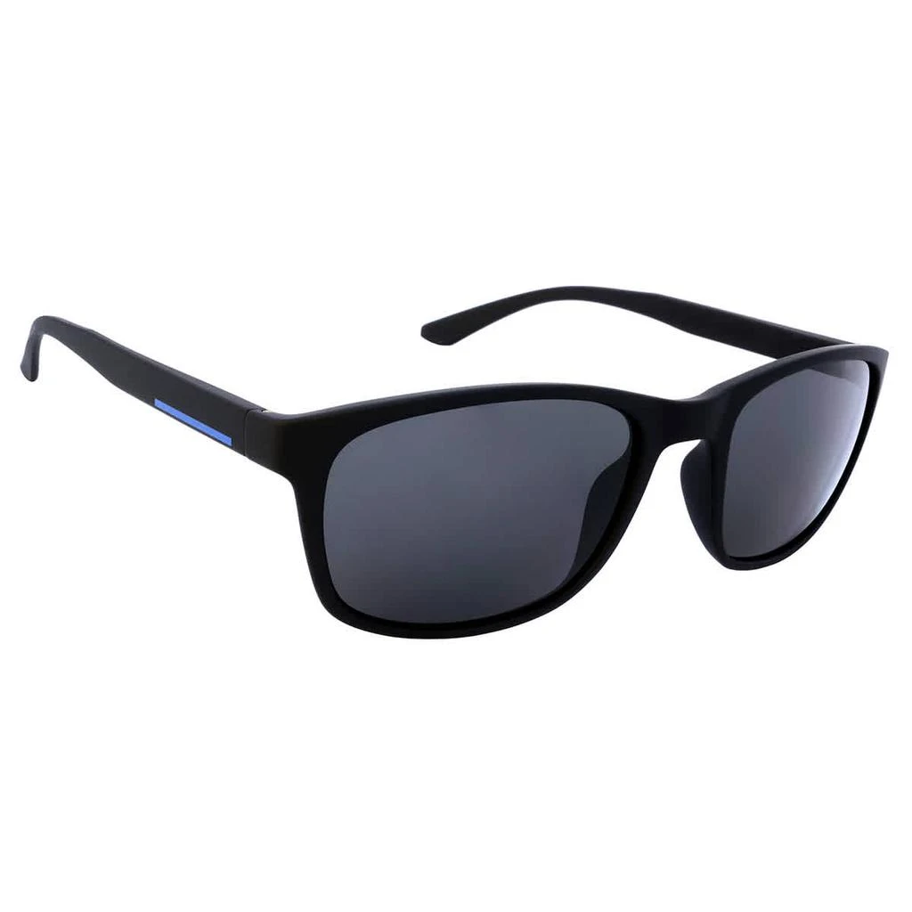 商品Calvin Klein|Calvin Klein Black Rectangular Mens Sunglasses CK20544S 001 56,价格¥284,第1张图片