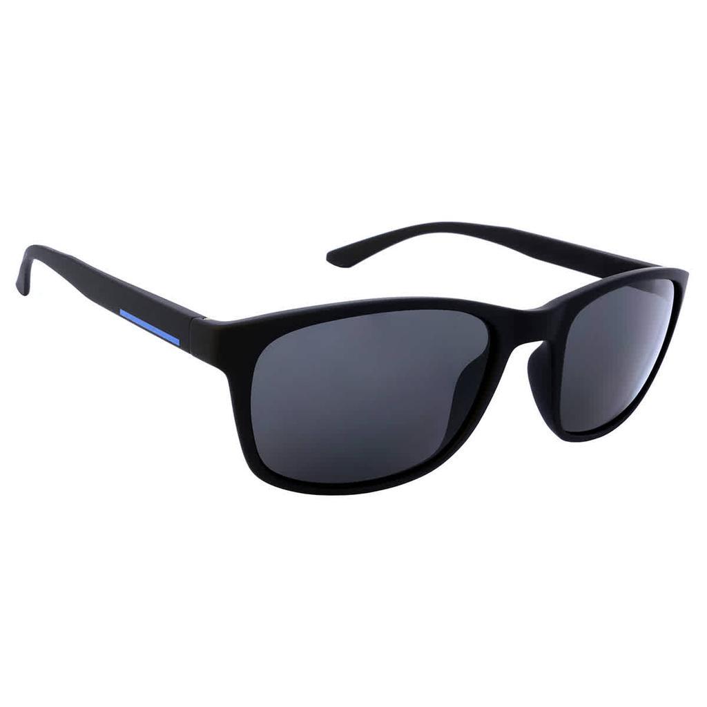 商品Calvin Klein|Calvin Klein Black Rectangular Mens Sunglasses CK20544S 001 56,价格¥276,第1张图片