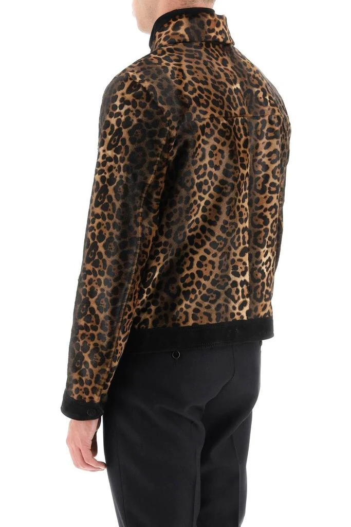 商品AMI|ANIMALIER PONYSKIN JACKET,价格¥5364,第4张图片详细描述