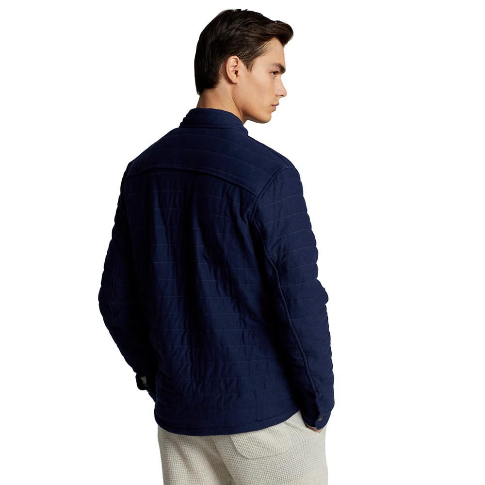 商品Ralph Lauren|Men's Quilted Double-Knit Shirt Jacket,价格¥1010,第4张图片详细描述