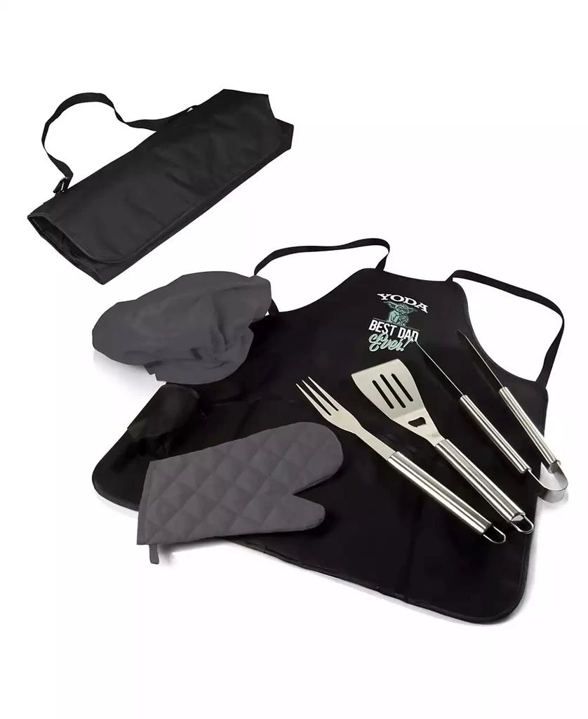 商品ONIVA|Star Wars Yoda 6-Pc. BBQ Apron Tote Pro Grill Set,价格¥1012,第1张图片