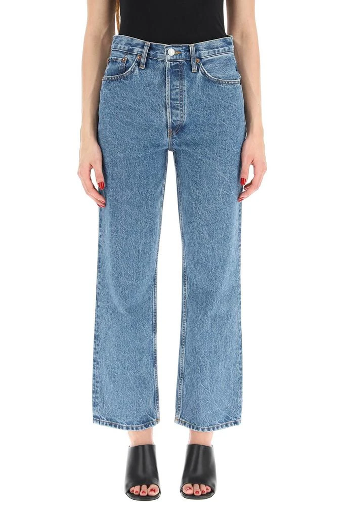 商品Re/Done|Re/done 90s crop low sling jeans,价格¥1436,第2张图片详细描述
