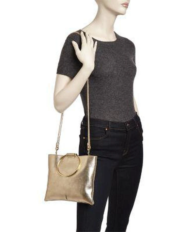 商品THACKER|Le Pouch 皮质圆环手提斜挎包,价格¥1027,第2张图片详细描述