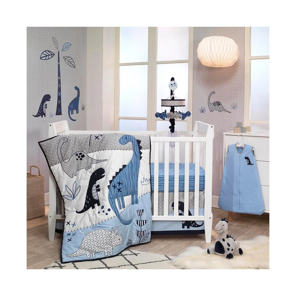 商品Lambs & Ivy|Baby Dino Nursery Blue/Gray Dinosaur and Tree Wall Decals/Stickers,价格¥142,第3张图片详细描述