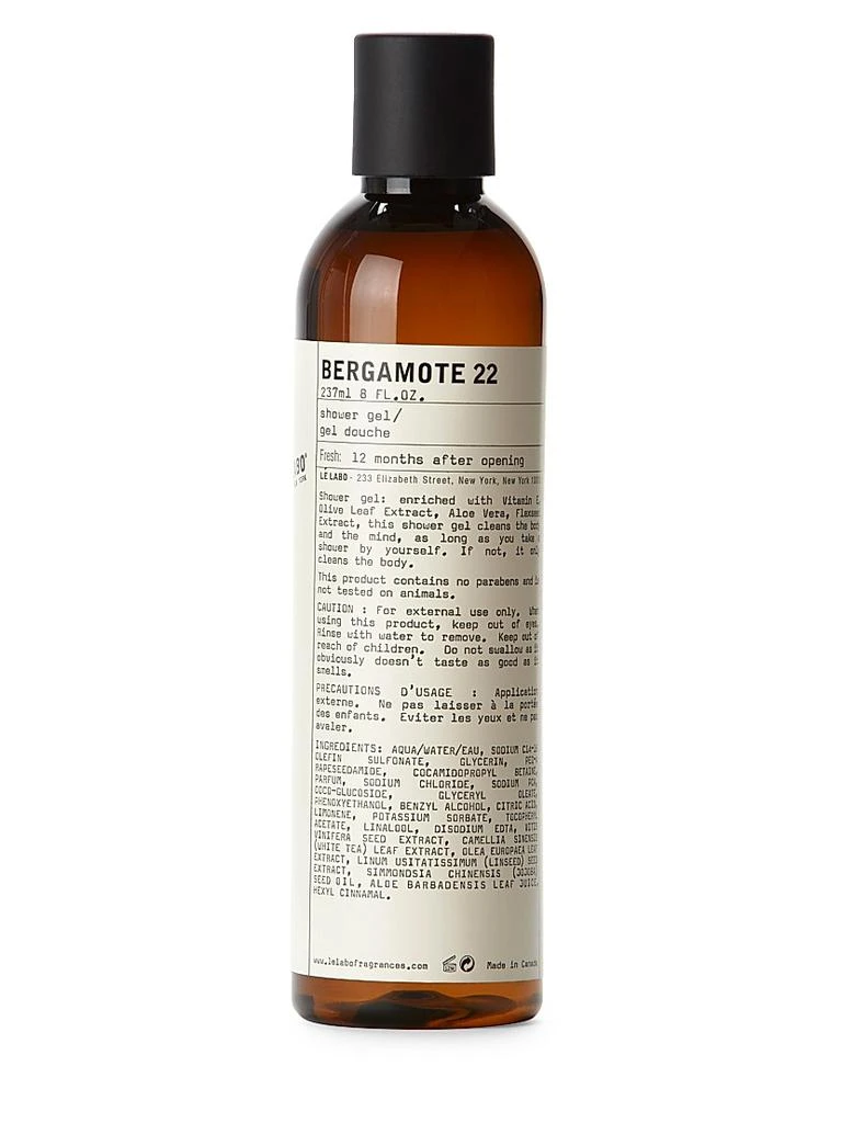 商品Le Labo|Bergamote 22 Shower Gel,价格¥496,第1张图片