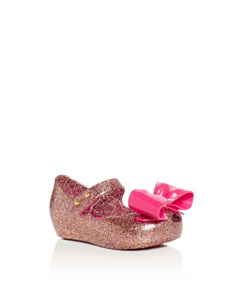 商品Mini Melissa|女孩(大/小童)Girls' Ultragirl Glitter Mary Jane Flats - Little Kid, Big Kid,价格¥327,第1张图片