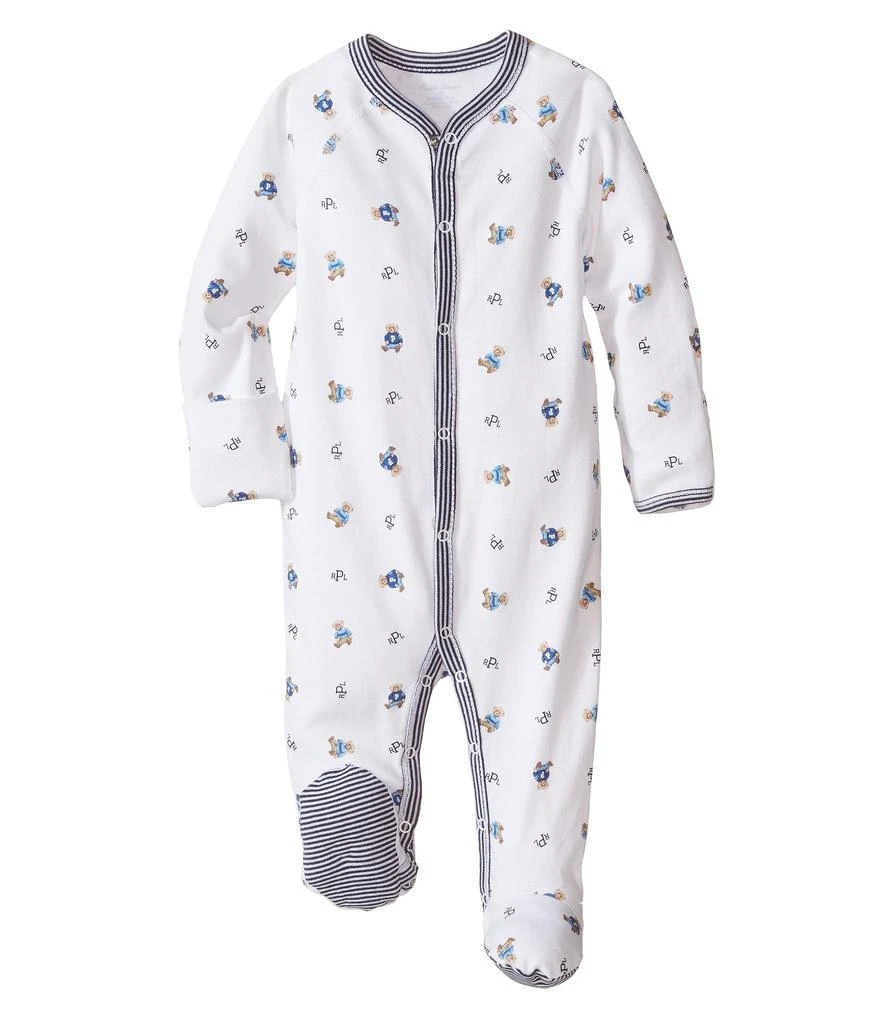 商品Ralph Lauren|Bear-Print Cotton Coverall (Infant),价格¥296,第2张图片详细描述