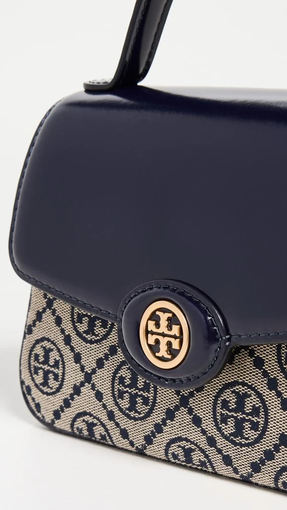 商品Tory Burch|T Monogram Spazzolato Top Handle Satchel,价格¥2748,第4张图片详细描述