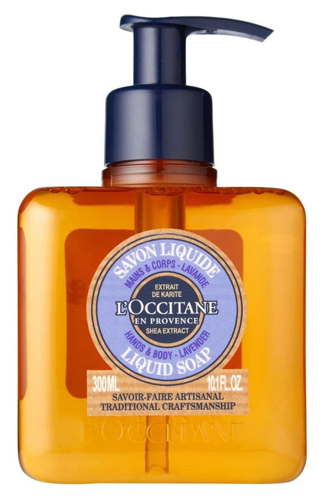 商品L'Occitane|Shea Hands & Body Lavender Liquid Soap,价格¥196,第1张图片