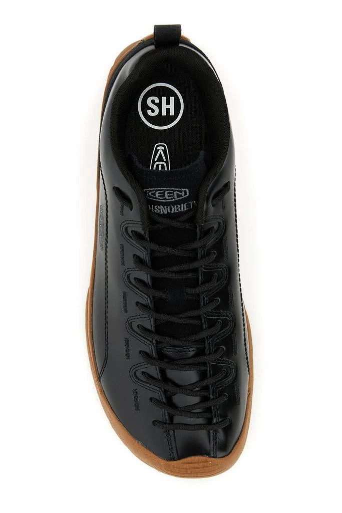 商品Keen|Black leather and rubber Jasper sneakers,价格¥640,第3张图片详细描述
