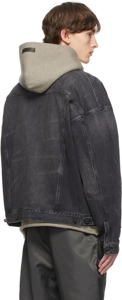 商品Essentials|男式黑色单宁牛仔衣,价格¥1458,第5张图片详细描述