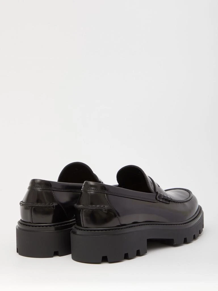商品Tod's|Tod's Black Leather Loafers,价格¥3569,第3张图片详细描述