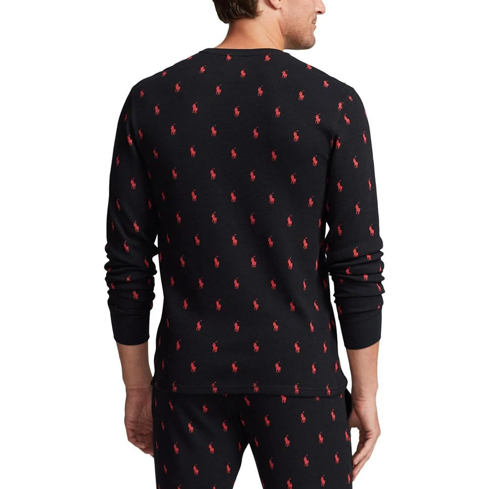 商品Ralph Lauren|Men's Waffle-Knit Thermal Sleep Shirt,价格¥452,第2张图片详细描述