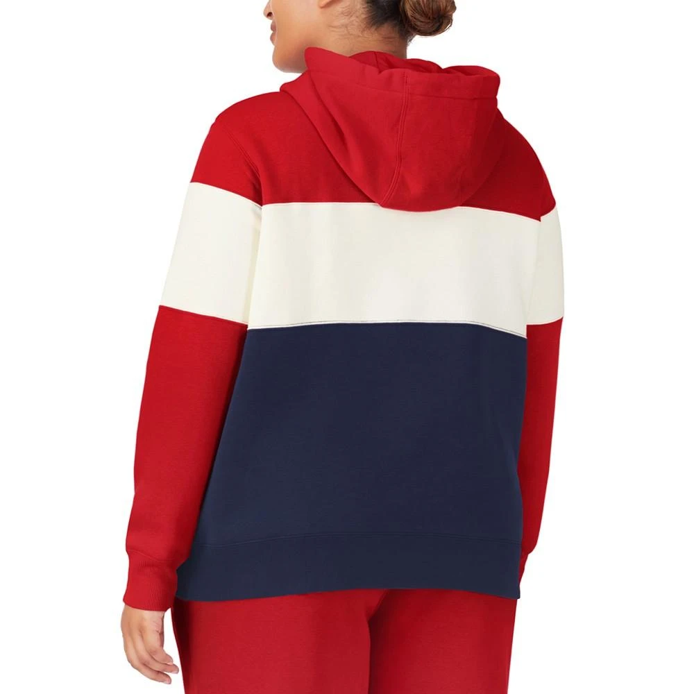 商品Fila|Plus Size Timeless Logo Colorblocked Hoodie,价格¥186,第2张图片详细描述