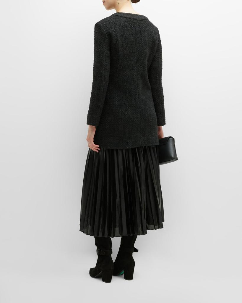 Quincy Pleated Jersey Midi Skirt商品第4张图片规格展示