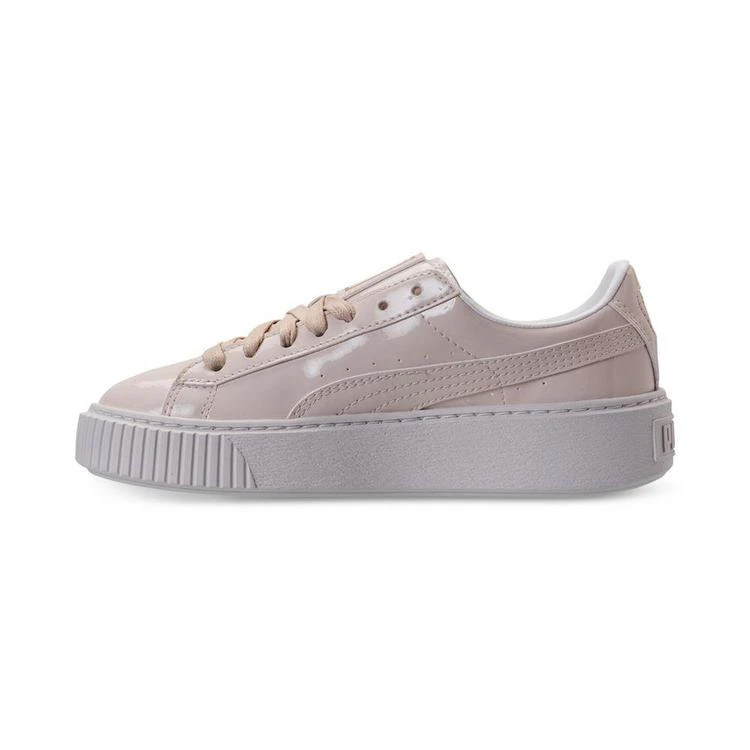 商品Puma|Women's Basket Platform Casual Sneakers from Finish Line,价格¥371,第4张图片详细描述