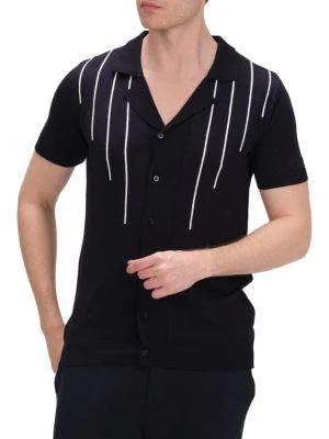 商品RON TOMSON|Striped Knit Shirt,价格¥276,第3张图片详细描述