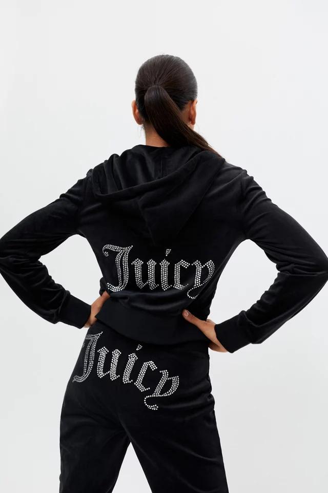 商品Juicy Couture|Juicy Couture Velour Zip-Up Jacket,价格¥871,第4张图片详细描述