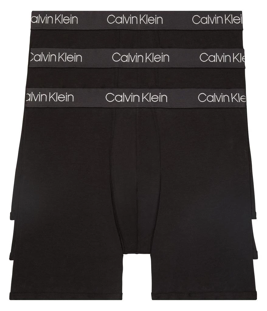 商品Calvin Klein|Pima Cotton Boxer Brief 3-Pack,价格¥370,第1张图片