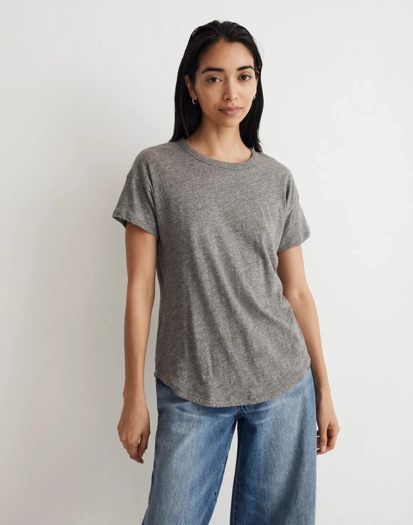 商品Madewell|Whisper Crew Neck Tee,价格¥157,第4张图片详细描述