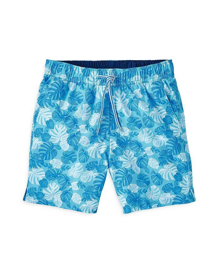 商品Peter Millar|Boys' Linework Monstera Swim Trunks - Big Kid,价格¥175,第1张图片详细描述