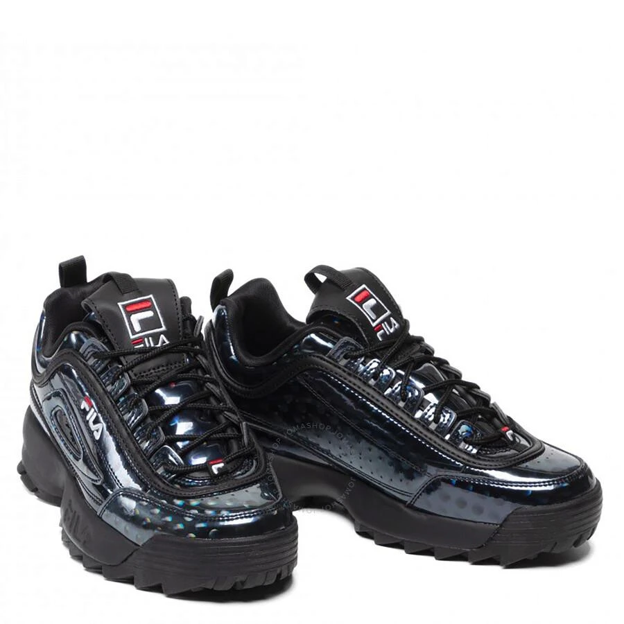 商品Fila|Ladies Black Disruptor F Low-top Sneakers,价格¥484,第3张图片详细描述