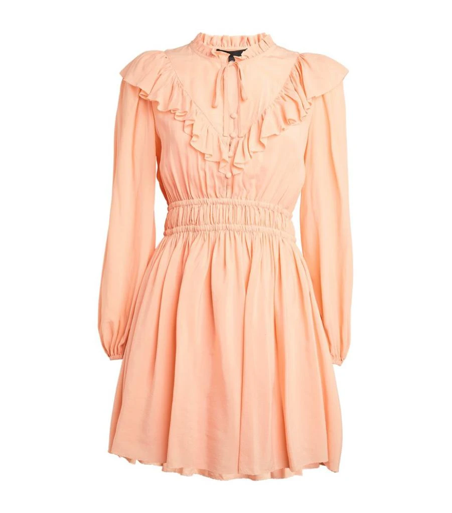 商品Maje|Ruffle-Detail Mini Dress,价格¥1251,第1张图片