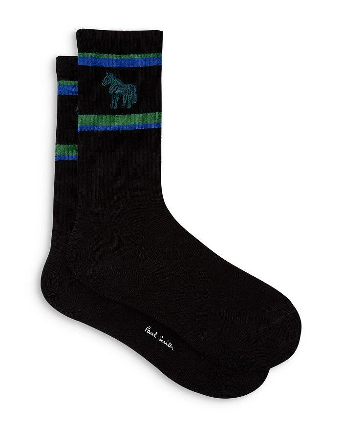商品Paul Smith|Cotton Blend Stripe Mid Calf Sport Socks, Pack of 3,价格¥373,第4张图片详细描述