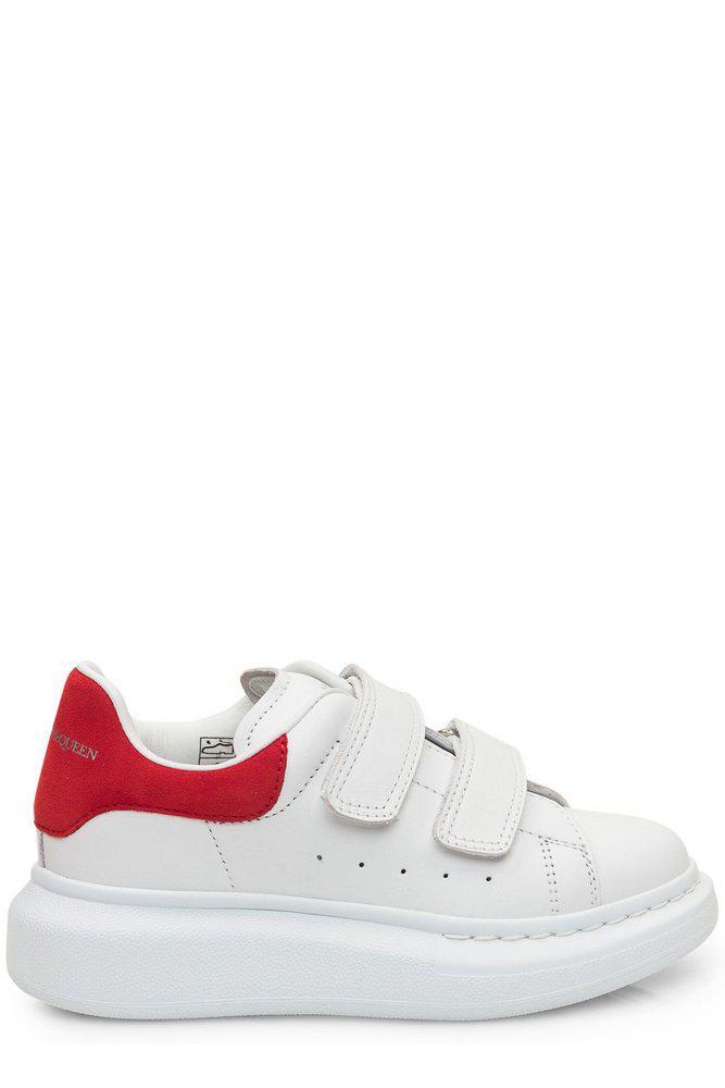 商品Alexander McQueen|Alexander McQueen Kids Logo Detailed Round Toe Sneakers,价格¥1601-¥1921,第1张图片