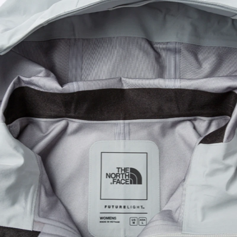 商品[国内直发] The North Face|北面  Stormpeak FL 简约品牌logo字母连帽舒适休闲风壳  防水透气防风冲锋衣 女款 星辰灰,价格¥2372,第8张图片详细描述