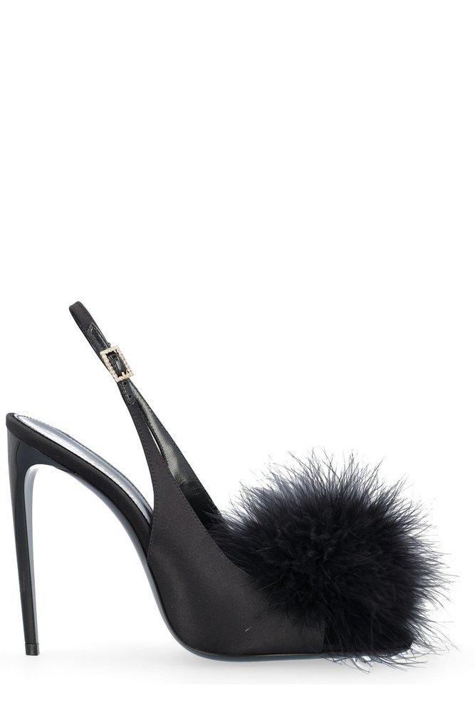 商品Yves Saint Laurent|Saint Laurent Mae Slingback Sandals,价格¥5974-¥7168,第1张图片