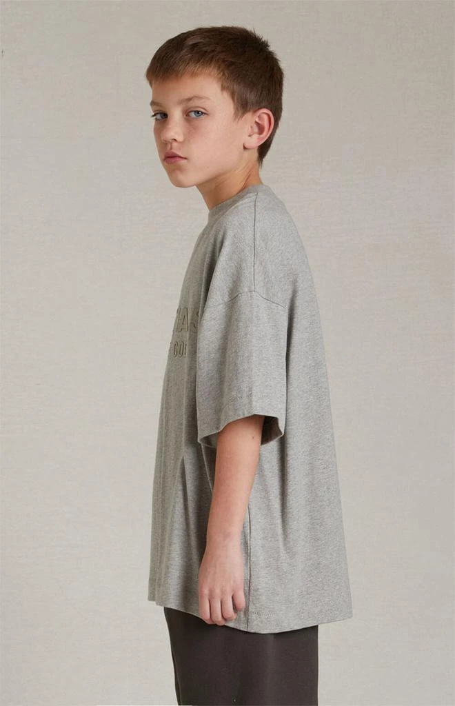 商品Essentials|Essentials Dark Heather Oatmeal T-Shirt,价格¥334,第2张图片详细描述