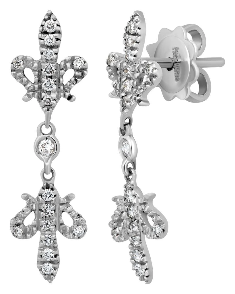 商品Piero Milano|Piero Milano Women's 18K White Gold Earrings,价格¥4637,第2张图片详细描述