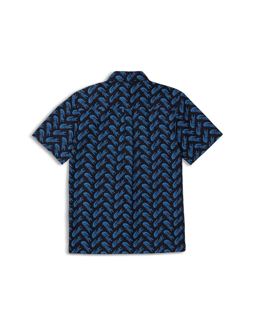 商品Lacoste|Boys' Lacoste Short Sleeve Cotton Voile Shirt - Little Kid, Big Kid,价格¥368,第2张图片详细描述