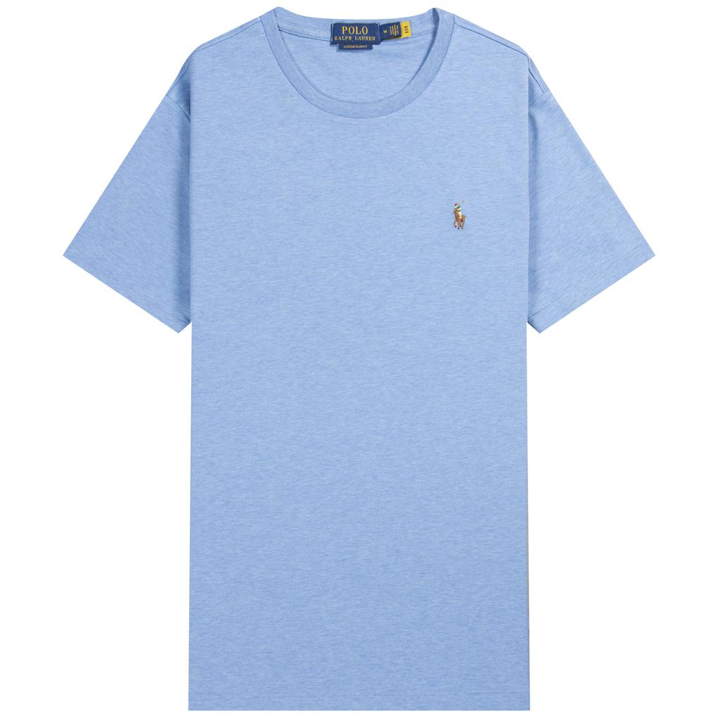 Ralph Lauren Custom Slim Soft Touch T-Shirt Sky Blue商品第1张图片规格展示