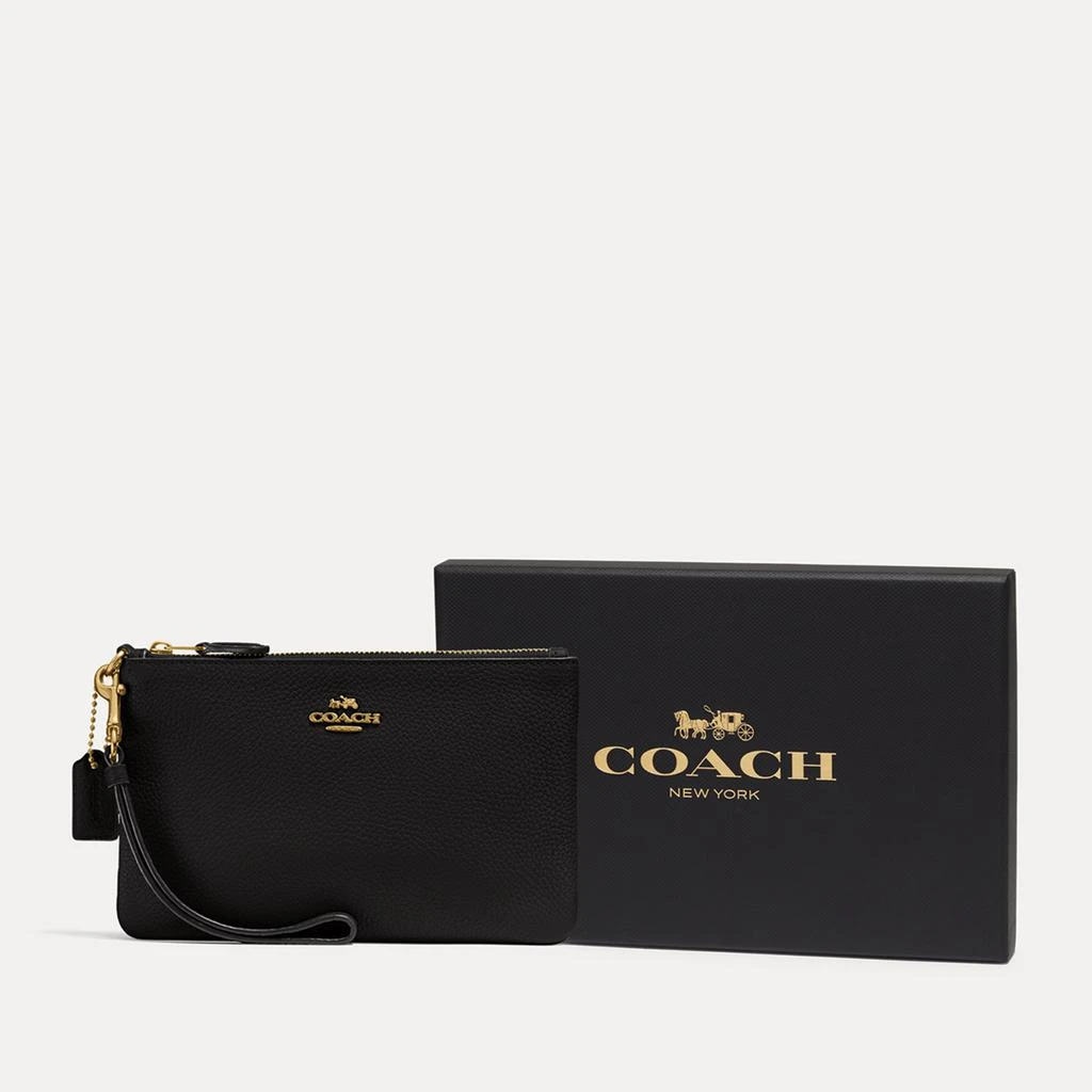 商品Coach|Coach Box Program Small Leather Wristlet Bag,价格¥591,第5张图片详细描述