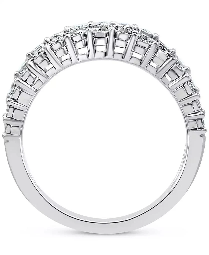 商品Macy's|Diamond Multi-Row Crossover Statement Ring (1 ct. t.w.) in Sterling Silver,价格¥2237,第5张图片详细描述