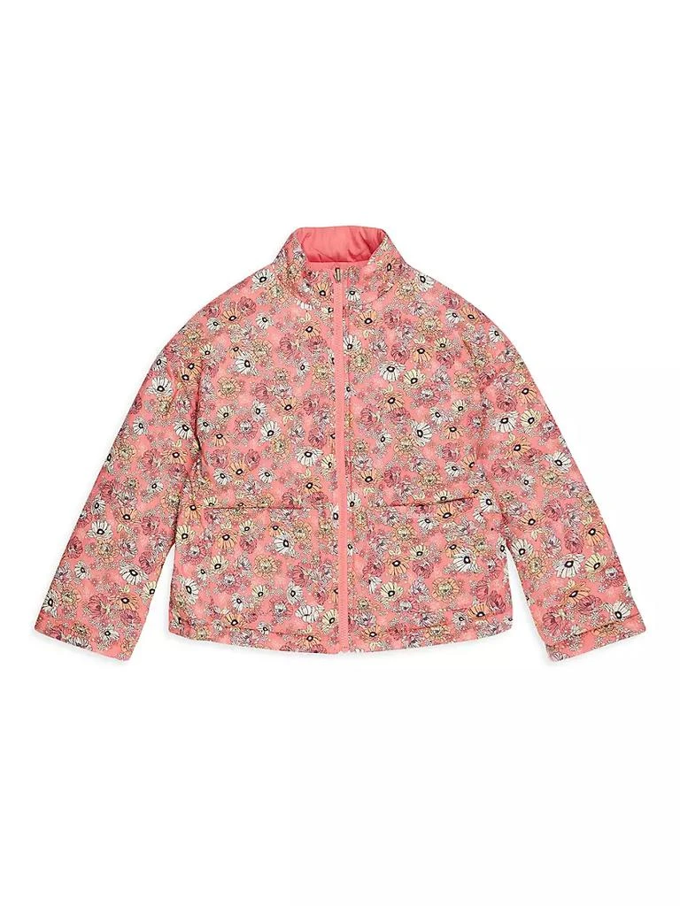 商品Barbour|Little Girl's &amp; Girl's Reversible Apia Quilted Jacket,价格¥537,第3张图片详细描述