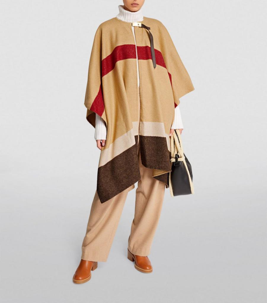 商品Ralph Lauren|Striped Blanket Poncho,价格¥6389,第4张图片详细描述