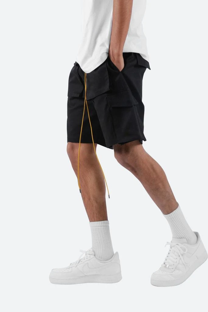 商品MNML|Cargo Drawcord Shorts - Black短裤,价格¥107,第4张图片详细描述