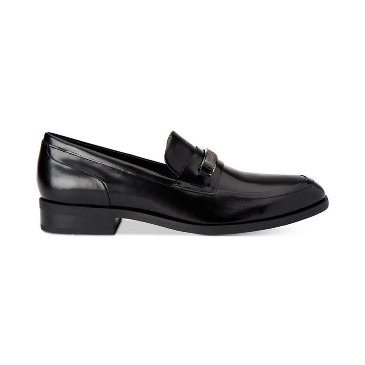 商品Calvin Klein|Men's Douggie Box Leather Slip-On Dress Loafers,价格¥581,第3张图片详细描述