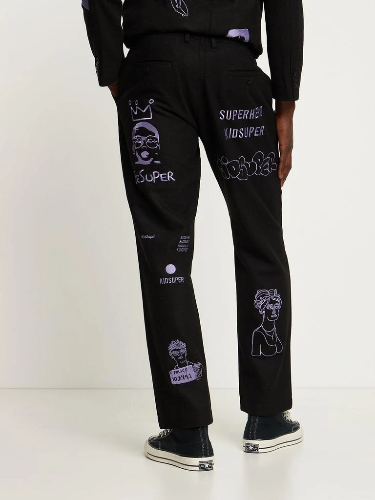 商品KIDSUPER STUDIOS|Embroidered Suit Pants,价格¥924,第2张图片详细描述