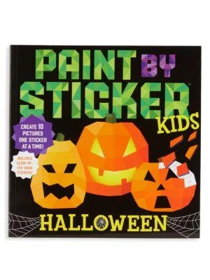 商品Workman Publishing|Halloween Paint By Stickers,价格¥56,第1张图片