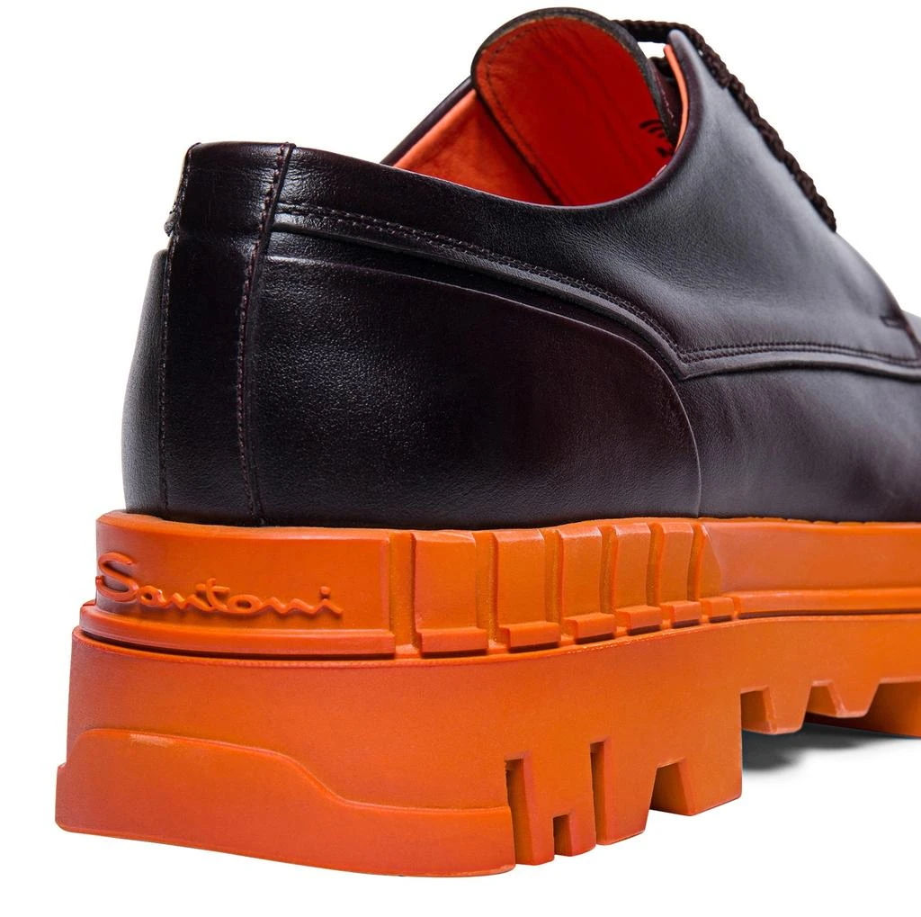 商品Santoni|真皮松糕厚底德比鞋,价格¥3626,第5张图片详细描述