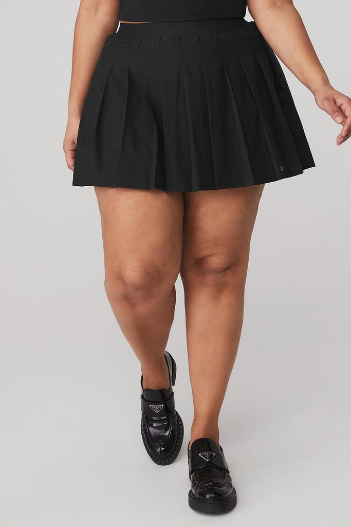 Varsity Tennis Skirt - Black商品第6张图片规格展示