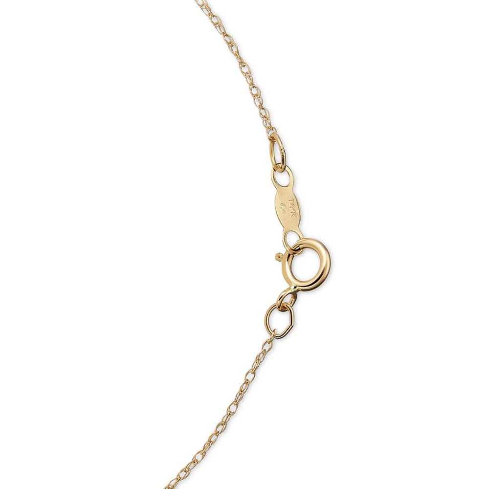 商品Macy's|Onyx (32 x 20mm) Filigree 18" Pendant Necklace in 14k Gold or 14k White Gold,价格¥2106,第2张图片详细描述