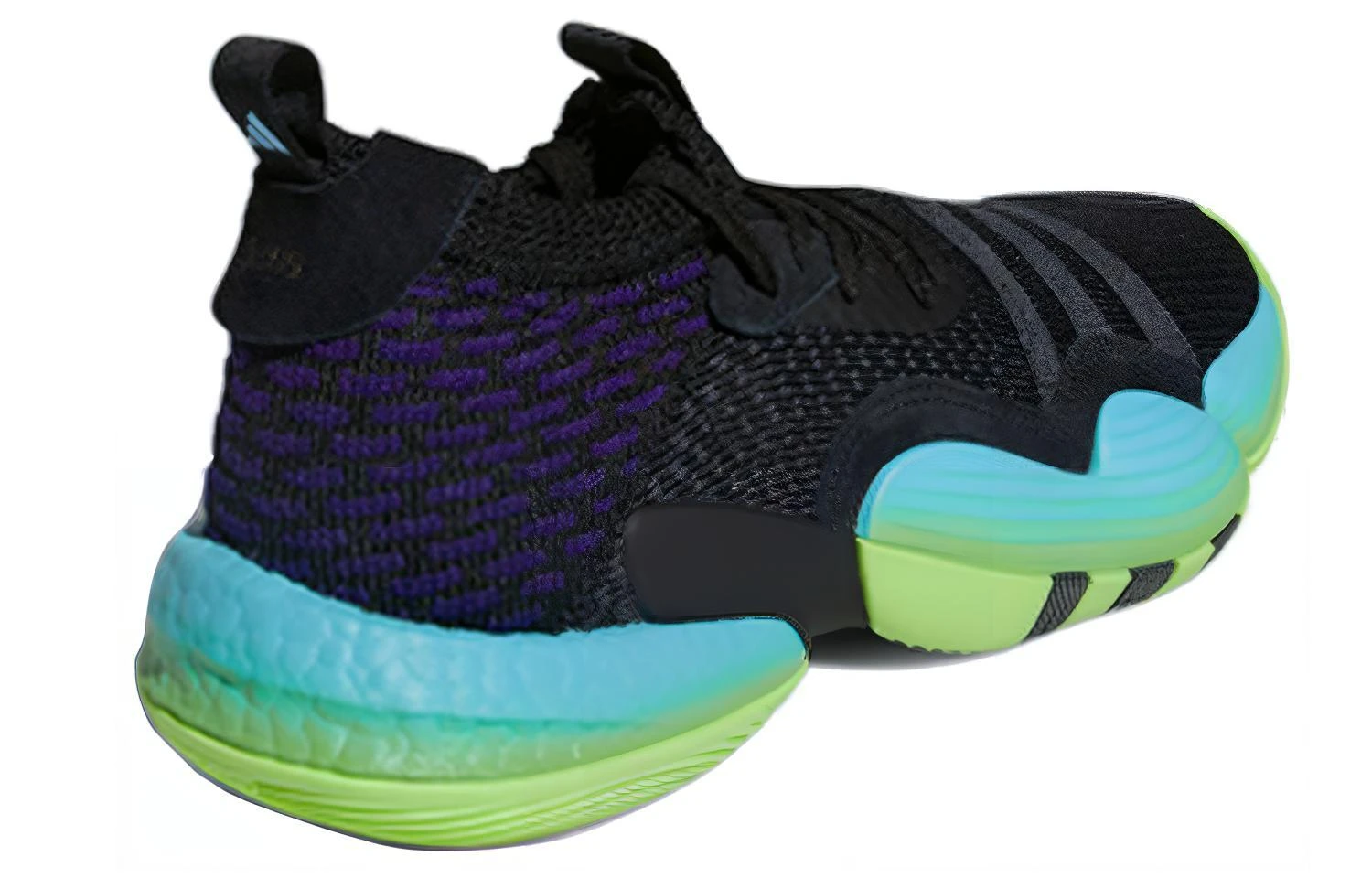 商品[国内直发] Adidas|adidas Trae Young 2.0 特雷杨二代 时尚舒适 减震防滑耐磨透气包裹性支撑 中帮 篮球鞋 男款 黑色,价格¥364,第5张图片详细描述