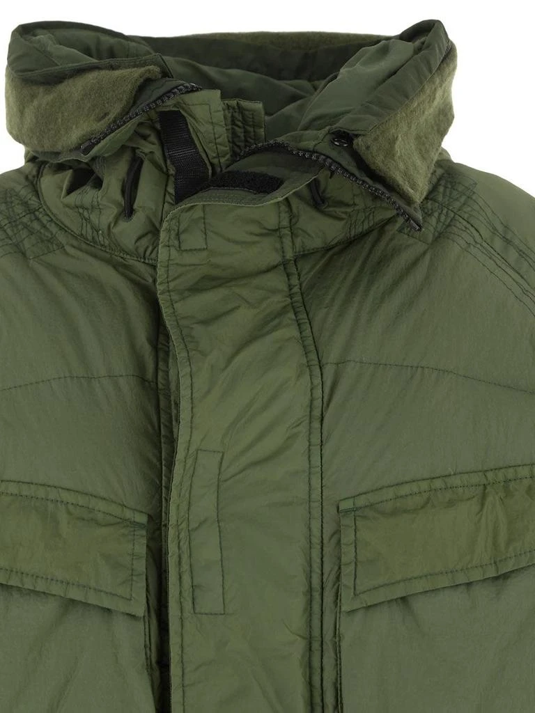 商品Stone Island|Green Puffer Coat,价格¥9612,第3张图片详细描述